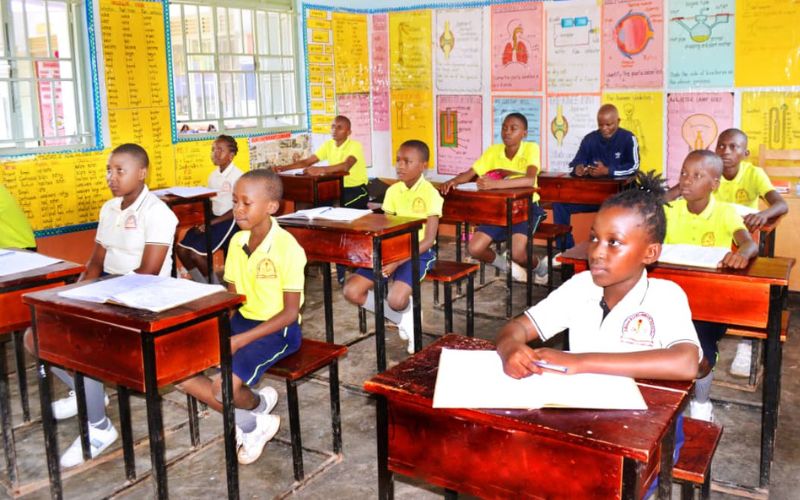 Bright and well-equipped classroom at BoldStars Junior School